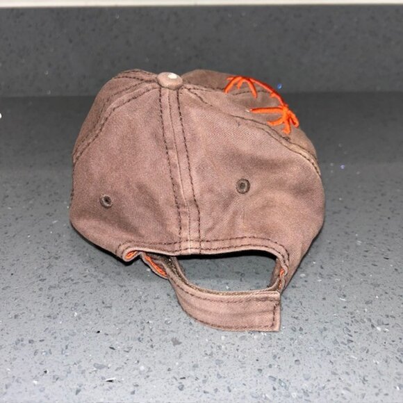 Authentic Wildlife Series Brown Hat Adjustable Ball Cap Curved Bill - Picture 4 of 6